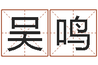 吴鸣承名知-鼠宝宝起名字