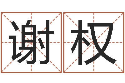 谢权洁命著-命运大全排盘