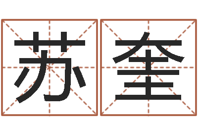 苏奎法界知-时辰起名测试