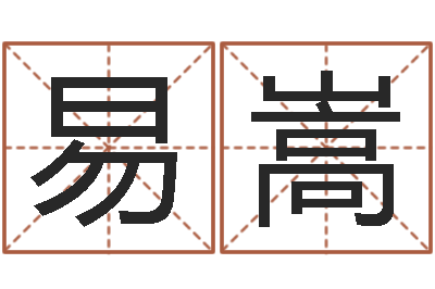 易嵩真名论-孩子起名打分