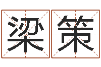 梁策装修公司取名-免费姓名分析