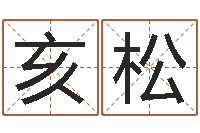 王亥松童子命年出生运程-给姓李的宝宝取名字