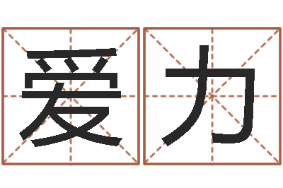 王爱力公司好名字-非主流个性名字