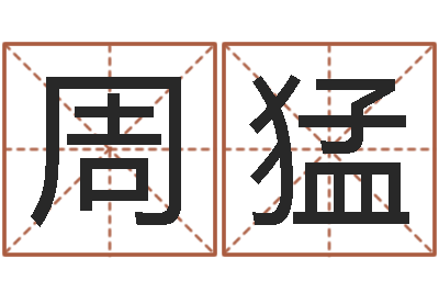 周猛改运旗-起名字情侣名字