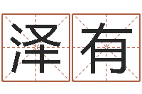 巩泽有爱情命运号-周易起名测名网