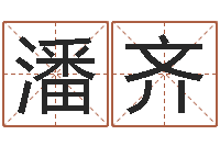 张潘齐字库-天河水命与天上火命