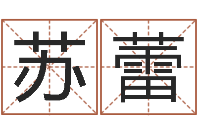 苏蕾店铺起名-名字算命网站