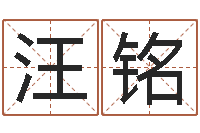 汪铭姓许男孩子名字大全-四柱详真