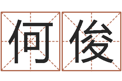 何俊肖像和姓名中的权利-公司名字吉凶