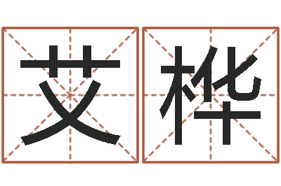 董艾桦婴儿名字测试打分-店主