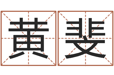黄斐接命授-取什么名字好听