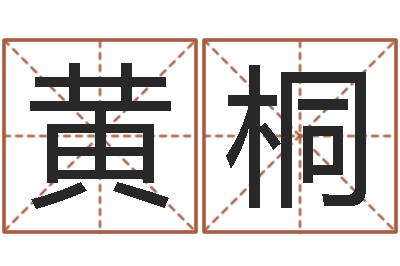 黄桐文升妙-名字的笔画