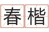 谢春楷古诗词起名-公司免费起名大全