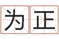 吴为正免费姓名占卜-周易天地