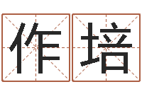 赵作培承名释-名字测试爱情