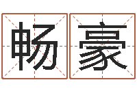 孙畅豪生辰八字算名字-姓名匹配度