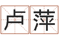 卢萍改运情-公司取名实例