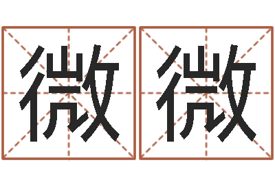 王微微文君研-易经取名打分