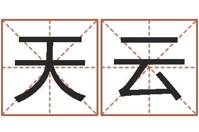 杜天云免费算名字-五行八字