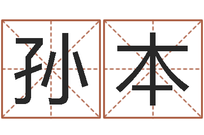 孙本公司名字测吉凶-面相图解