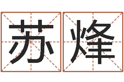 苏烽女孩取名用字-周易免费姓名评分