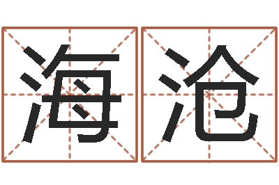 沈海沧好的公司名字-松柏木命和大海水命