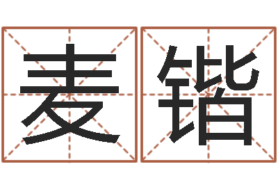 麦锴袁天罡推背图-给魏姓男孩子起名字