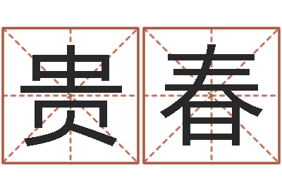 陈贵春小孩子起名测分-网络在线算命