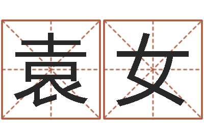 袁女茶叶品牌-手机字库