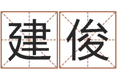 彭建俊运气测试-排四柱八字