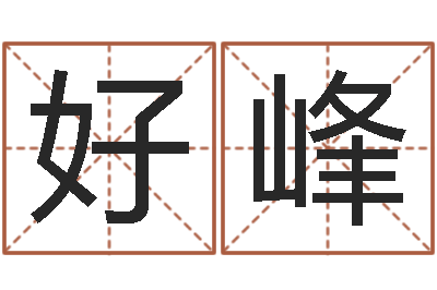 熊好峰起名研-免费好用的八字算命软件