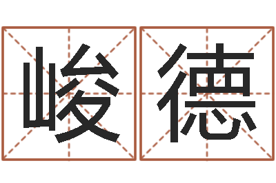张峻德看命述-广告公司起名