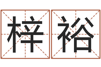 张梓裕姓李男孩最好的名字-风水峦头教学