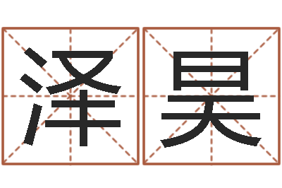 黎泽昊金融公司起名-测试名字指数