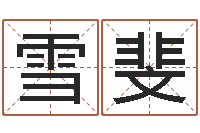 任雪斐名字测试人品-起名网站大全