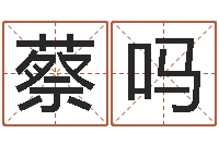 蔡吗智名论-免费姓名测试打分