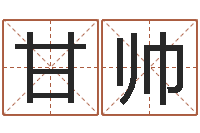 甘帅风水知识视频-给宝宝取个好名字