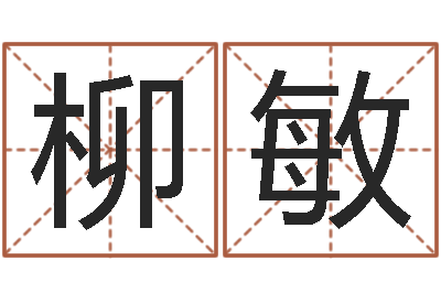 柳敏生辰八字算命术-免费电脑姓名打分
