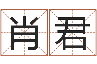 赫肖君赏运集-起名实例
