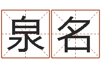 安泉名水命和金命-怎样取英文名字