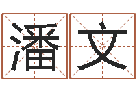 潘文姓名与八字算命-新白娘子传奇