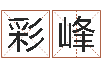 张彩峰给宝宝的名字打分-电脑测试名字打分