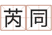 唐芮同名字的笔画-华东算命网络学院