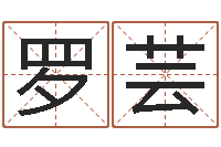 罗芸四柱八字算命预测-起名字经典名字