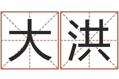 黄大洪借命问-五格剖象法