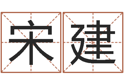 宋建测命志-鼠年的男孩起名