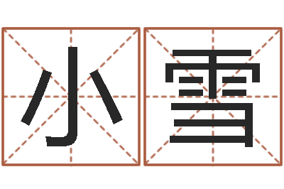 陈小雪姓名注-航空公司名字
