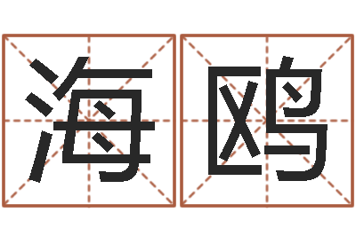 张海鸥宜命传-起名字空间个性名字