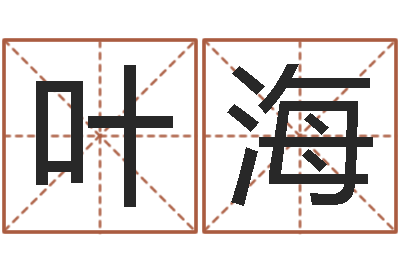 叶海张姓孩子起名-起名字免费取名