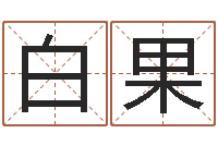 白果开运委-免费设计自己的名字